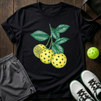 Pickleball Lemons T-Shirt — Black