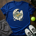 Pickleball Sanctuary Reveal T-Shirt — Royal