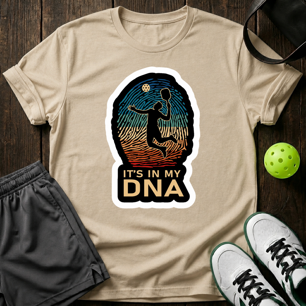 Pickleball in My DNA T-Shirt — Sand