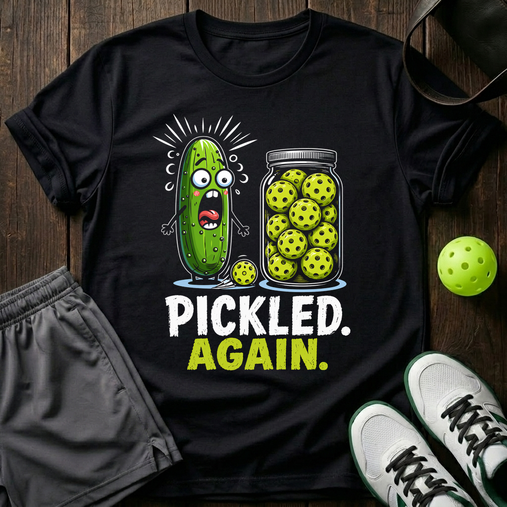Pickled Again T-Shirt — Black