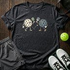 Retro Dink Balls T-Shirt — Dark Heather