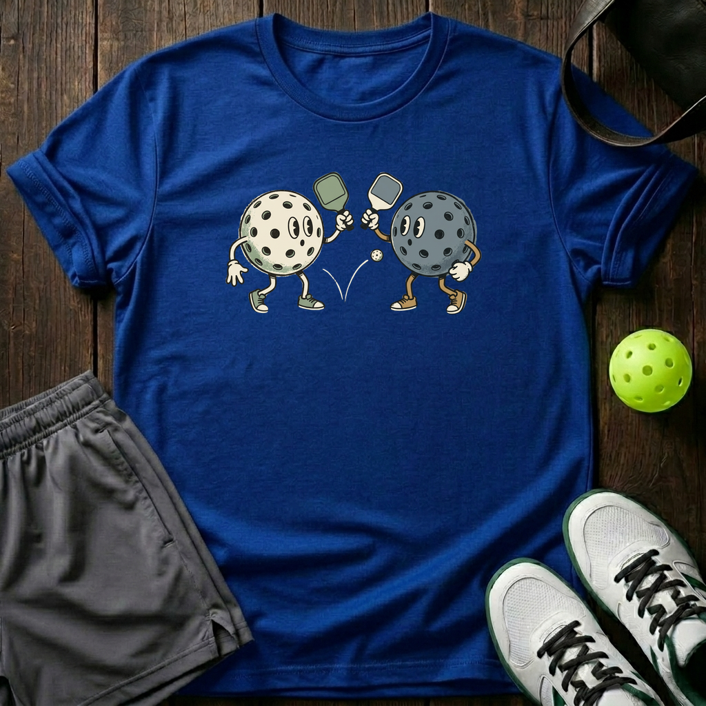 Retro Dink Balls T-Shirt — Royal