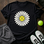 Retro Pickle Wildflower T-Shirt — Black