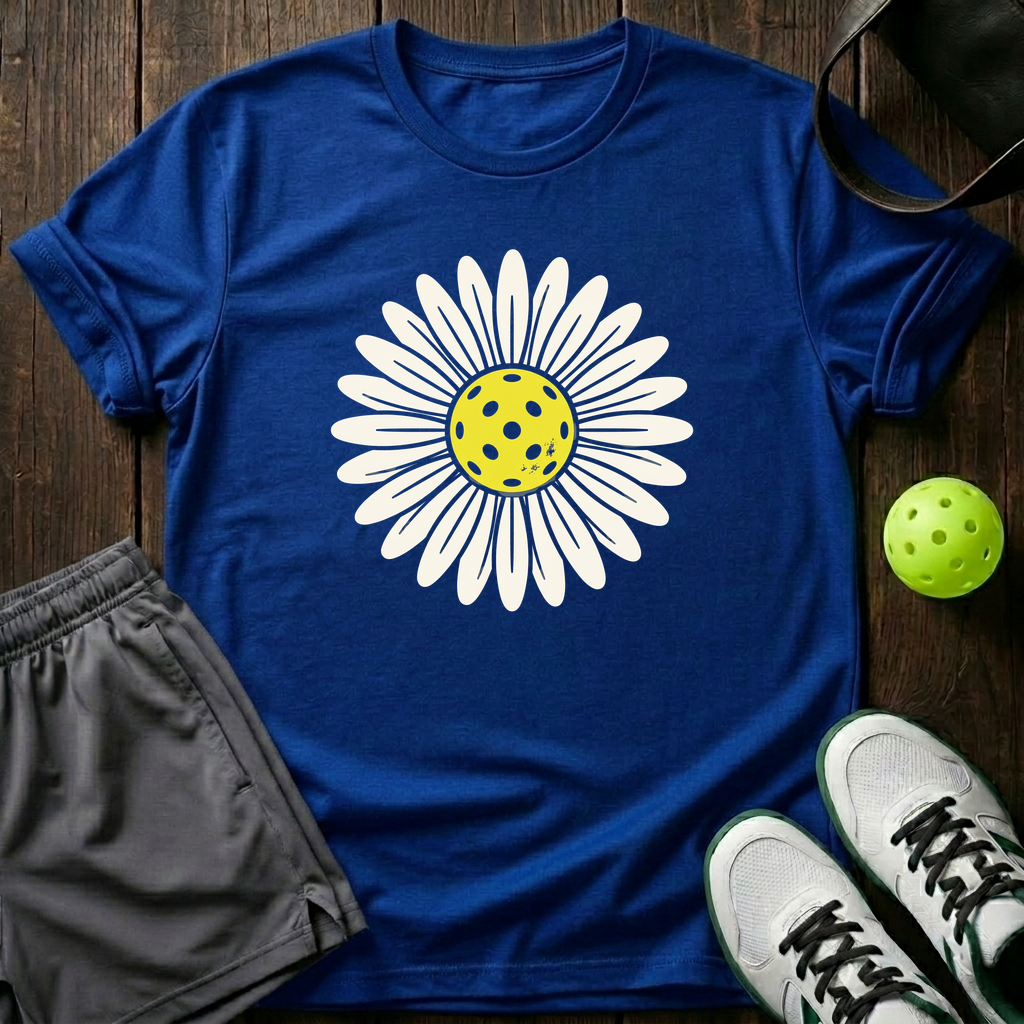 Retro Pickle Wildflower T-Shirt — Royal