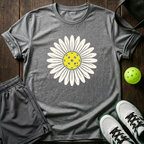 Retro Pickle Wildflower T-Shirt — Sport Grey