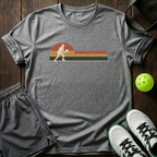 Retro Pickleball T-Shirt — Sport Grey