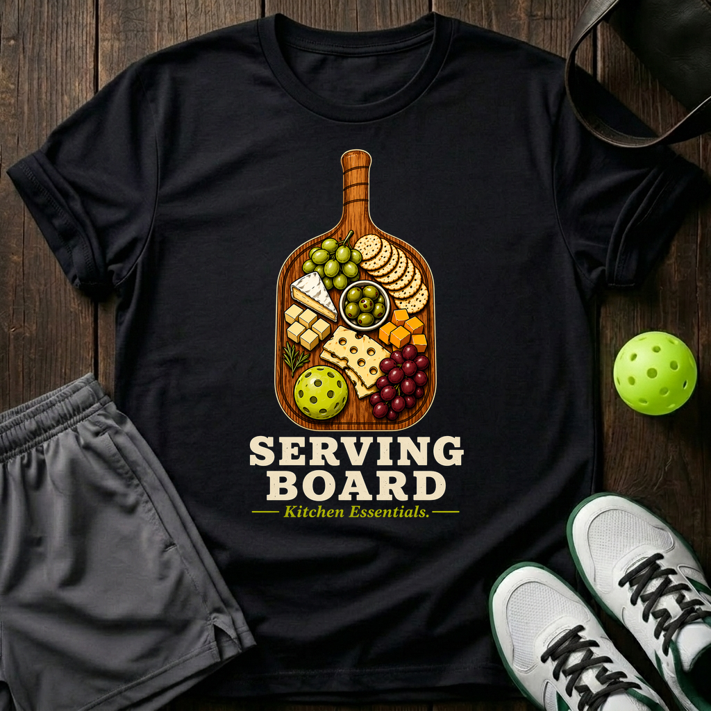 Serving Board T-Shirt — Black