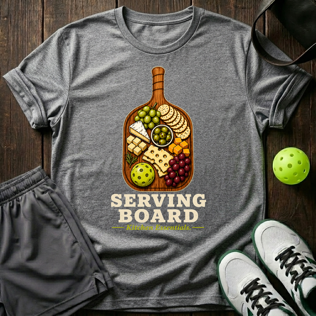 Serving Board T-Shirt — Sport Grey
