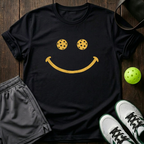 Smile Pickleball T-Shirt — Black