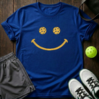 Smile Pickleball T-Shirt — Royal