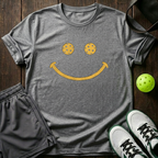 Smile Pickleball T-Shirt — Sport Grey