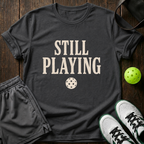 Still Playing T-Shirt — Charcoal