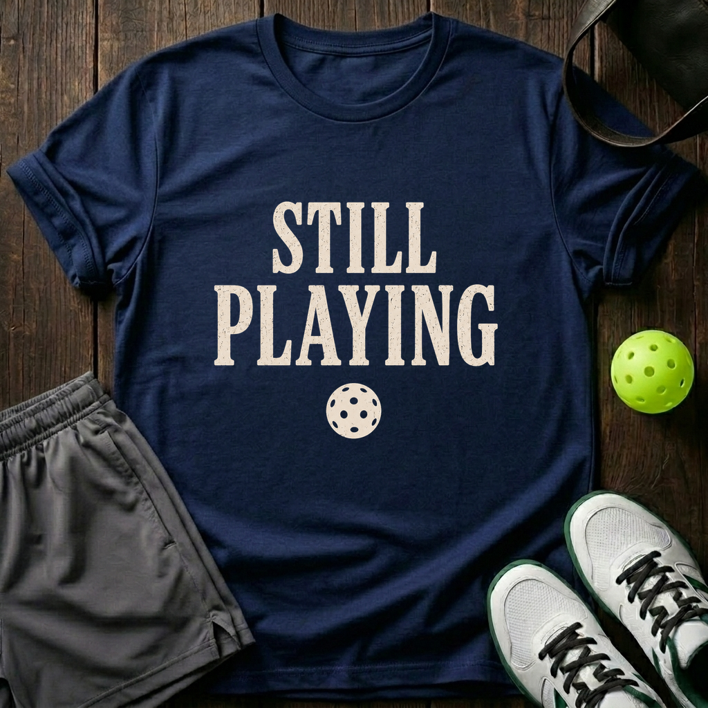 Still Playing T-Shirt — Navy