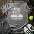 Survival Of The Dinkest T-Shirt — Sport Grey