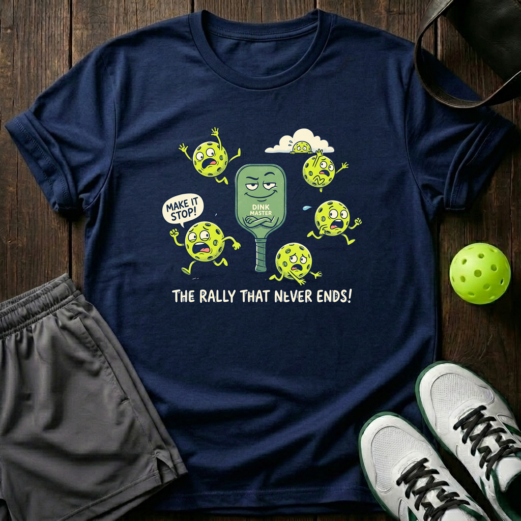 The Rally That Never End T-Shirt — Navy