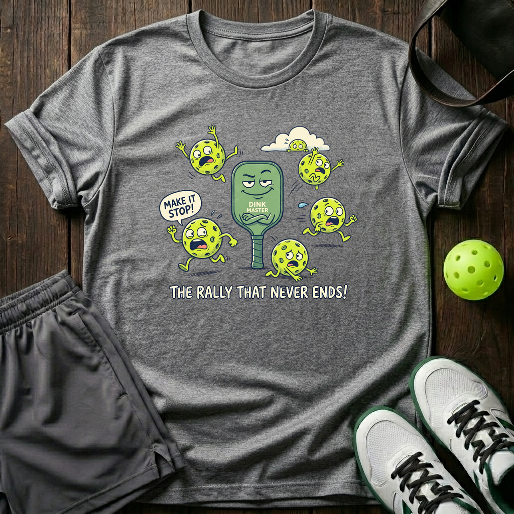 The Rally That Never End T-Shirt — Sport Grey