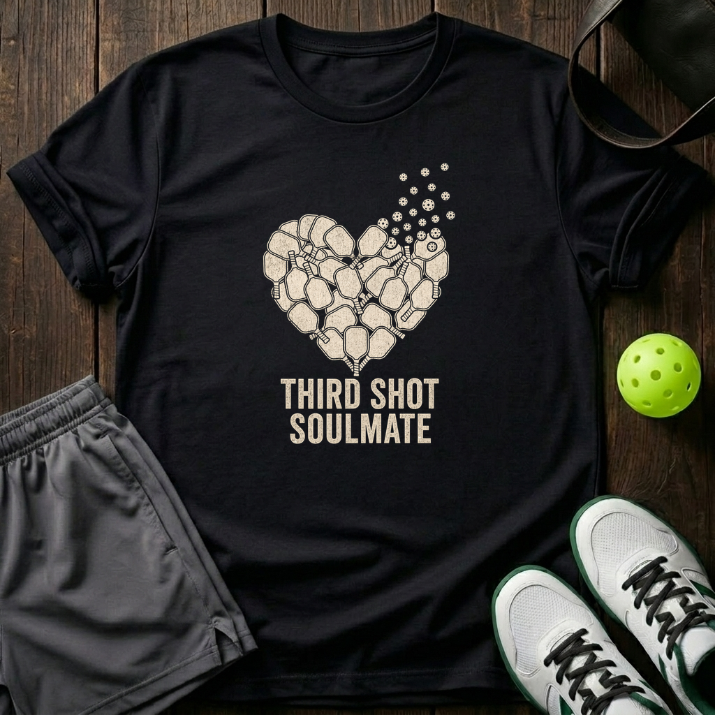Third Shot Soul Mate T-Shirt — Black
