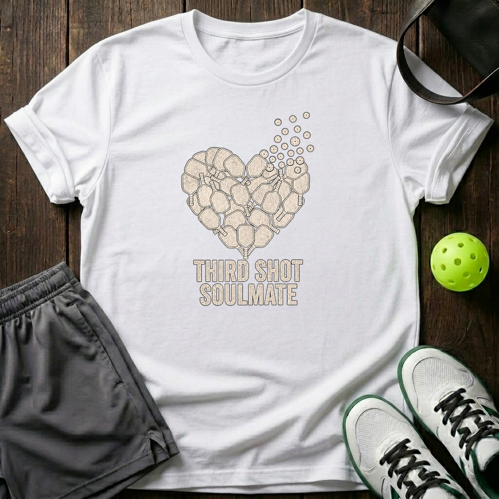Third Shot Soul Mate T-Shirt — White