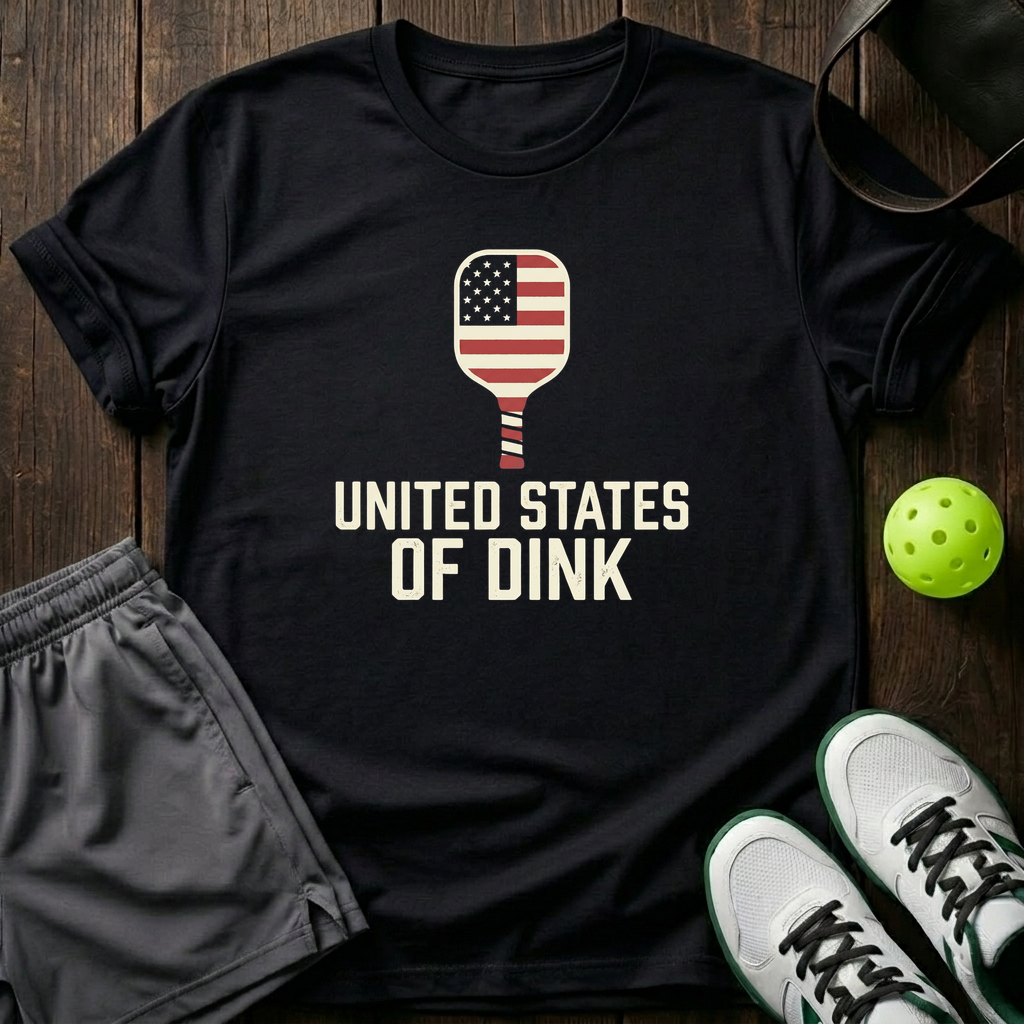 United States Of Dink T-Shirt — Black