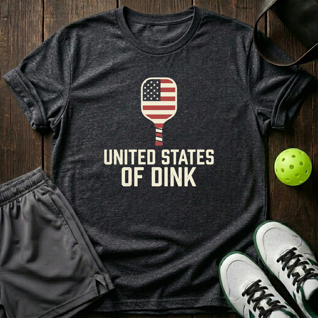 United States Of Dink T-Shirt — Dark Heather