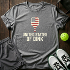 United States Of Dink T-Shirt — Sport Grey