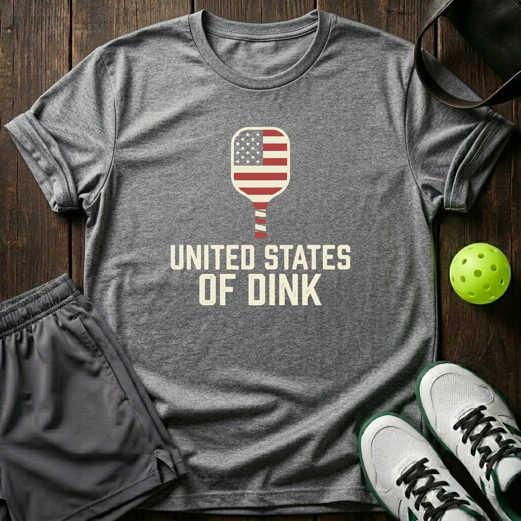 United States Of Dink T-Shirt — Sport Grey
