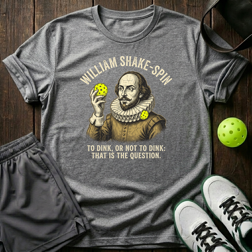 William Shake Spin T-Shirt — Sport Grey