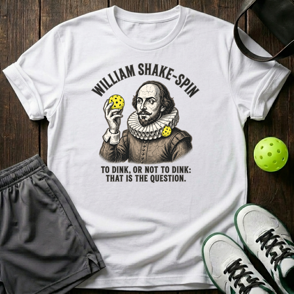 William Shake Spin T-Shirt — White
