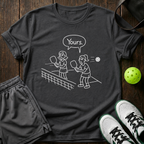 Yours Pickleball T-Shirt — Charcoal