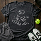 Yours Pickleball T-Shirt — Dark Heather